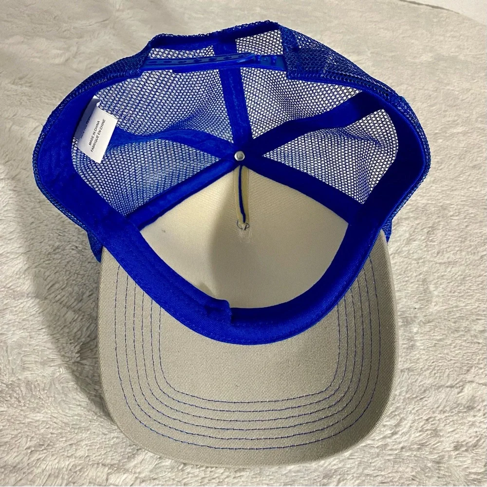 Bud Light Lightweight Mesh SnapBack Trucker Hat Cap Blue